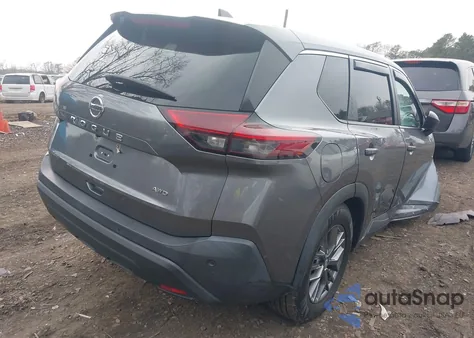 2021 Nissan Rogue S Intelligent Awd from USA, damaged, VIN 5N1AT3AB8MC736696